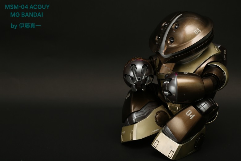 〔模型樣品製作〕BANDAI MG MSM-04 ACGUY 阿凱