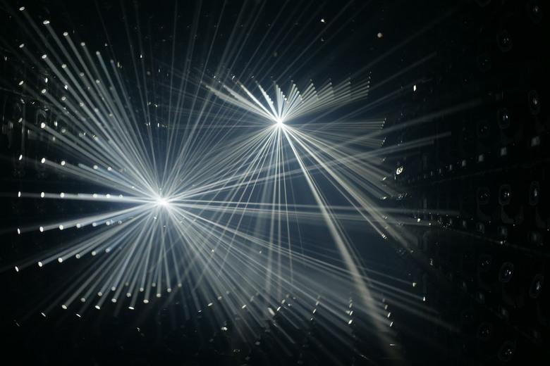 teamLab Borderless Light sculptures