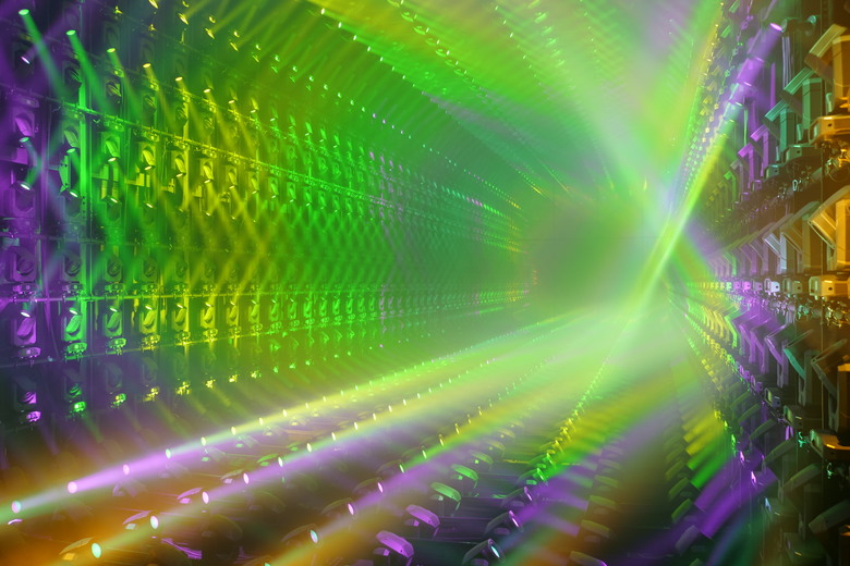 teamLab Borderless Light sculptures