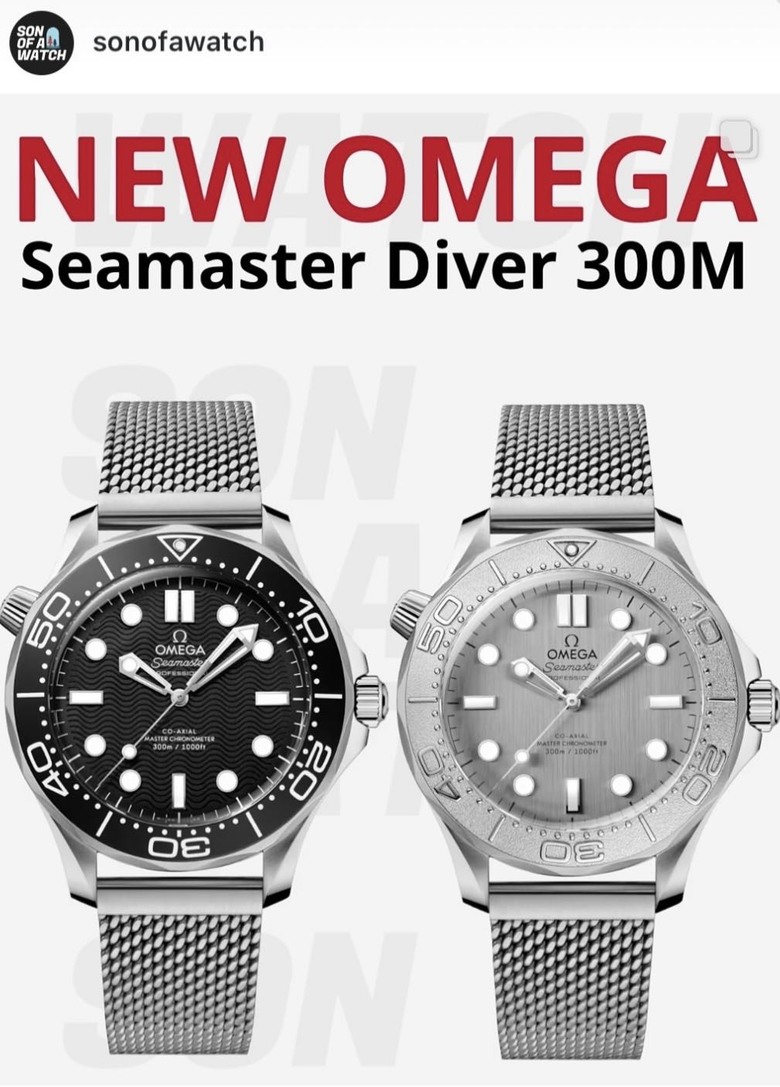 開箱分享 銀灰不鏽鋼面盤Seamaster 300海馬，醜帥的代表
