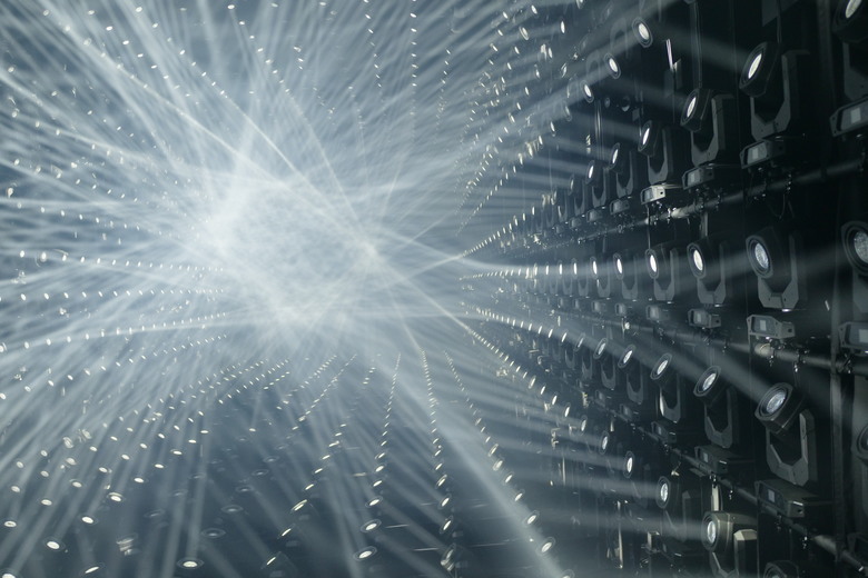 teamLab Borderless Light sculptures