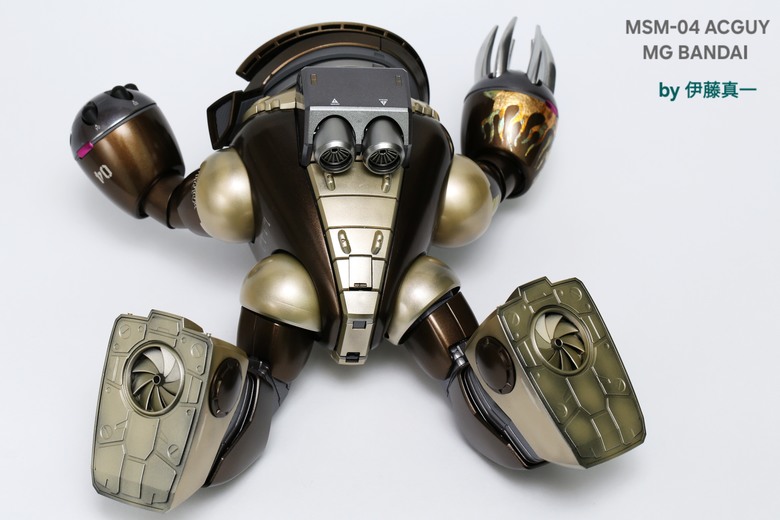 〔模型樣品製作〕BANDAI MG MSM-04 ACGUY 阿凱