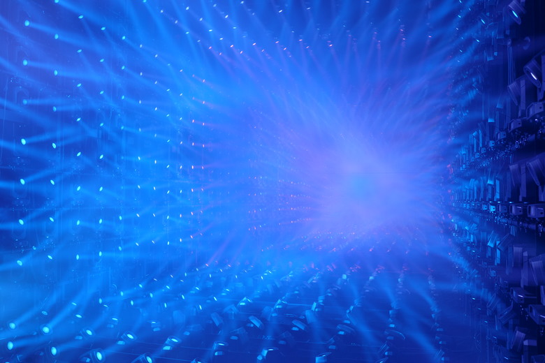 teamLab Borderless Light sculptures