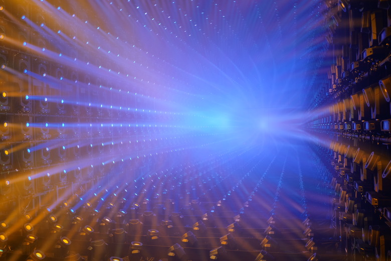 teamLab Borderless Light sculptures