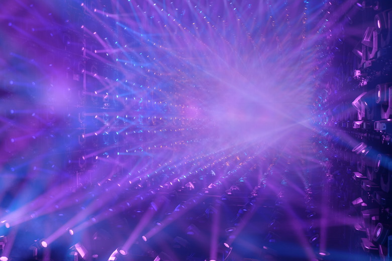 teamLab Borderless Light sculptures