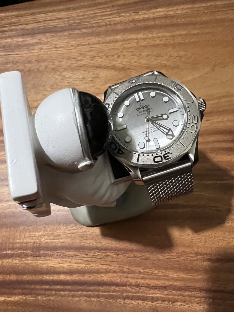 開箱分享 銀灰不鏽鋼面盤Seamaster 300海馬，醜帥的代表