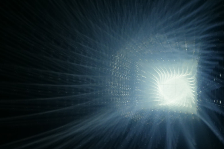 teamLab Borderless Light sculptures
