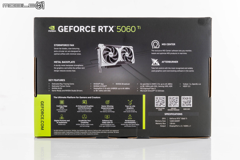 NVIDIA GeForce RTX 5060 Ti 顯示卡實測 在 1440p 解析度達成 3A 遊戲大作 100 fps 順跑目標