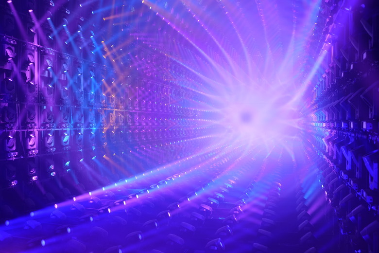 teamLab Borderless Light sculptures