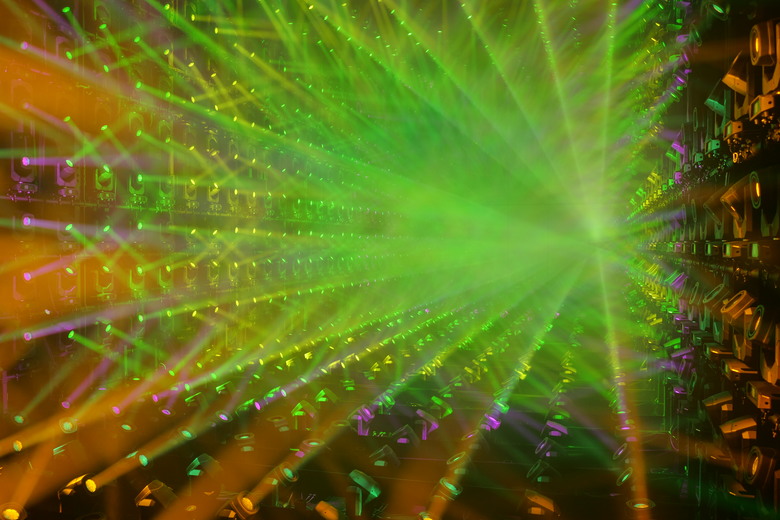 teamLab Borderless Light sculptures