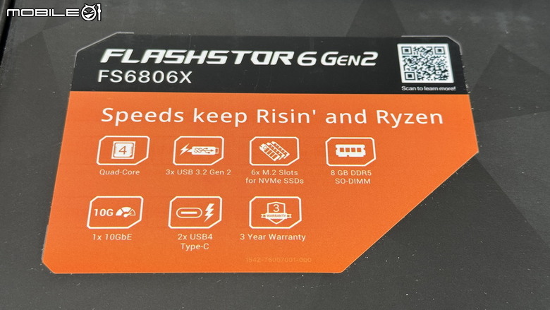 突飛猛進的效能提升。Asustor 華芸 FLASHSTOR 6 GEN2 - FS6806X 6Bay M.2 SSD NAS (全快閃網路儲存伺服器) 開箱測試