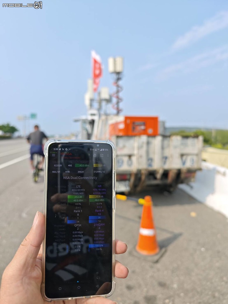 [心得] 大甲媽祖活動臨時架設行動基地台/圖多/有跑測速/台哥速度破1.2Gbps
