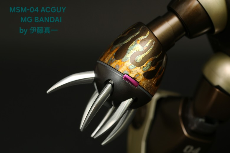 〔模型樣品製作〕BANDAI MG MSM-04 ACGUY 阿凱