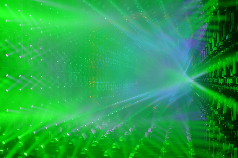 teamLab Borderless Light sculptures