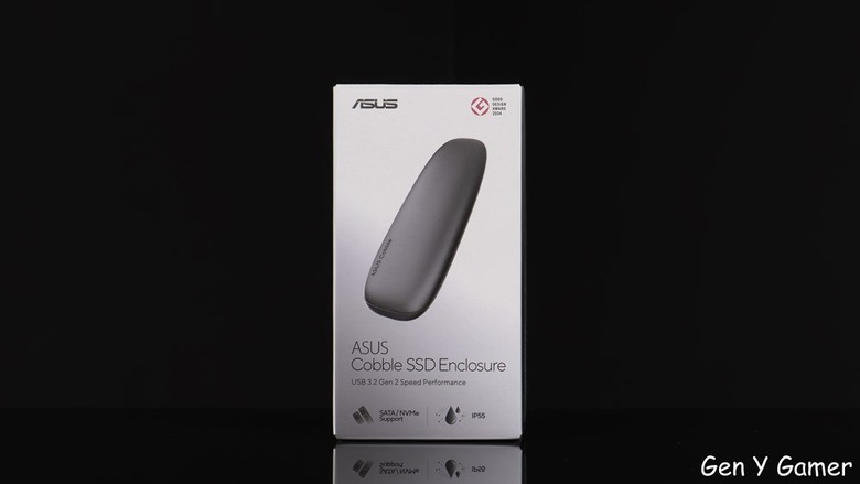 點我看大圖 桌搭滿分華碩鵝卵石!? Cobble SSD 外接盒