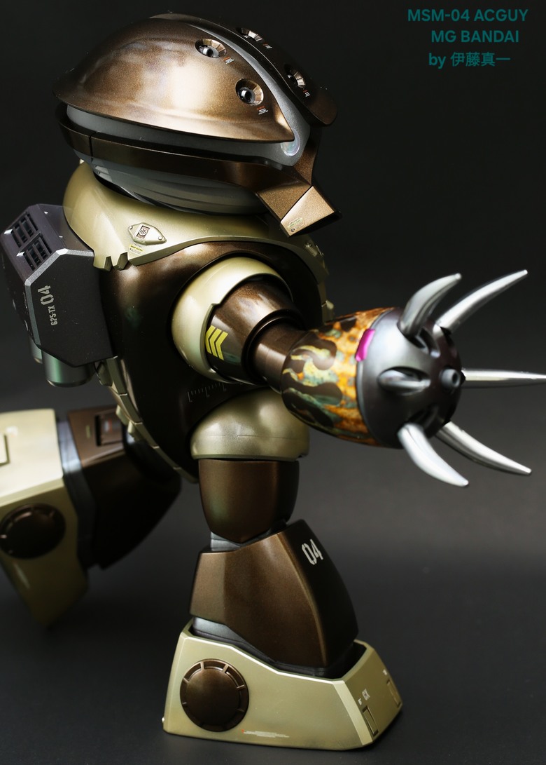 〔模型樣品製作〕BANDAI MG MSM-04 ACGUY 阿凱