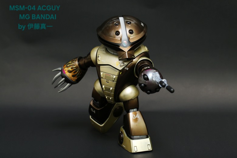 〔模型樣品製作〕BANDAI MG MSM-04 ACGUY 阿凱
