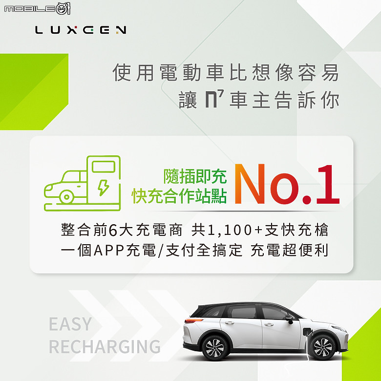 【國內新訊】Luxgen 推出「On⁷e of Taiwan」限時活動,提供電池延保至十年等四大主軸,再抽限量模型車!