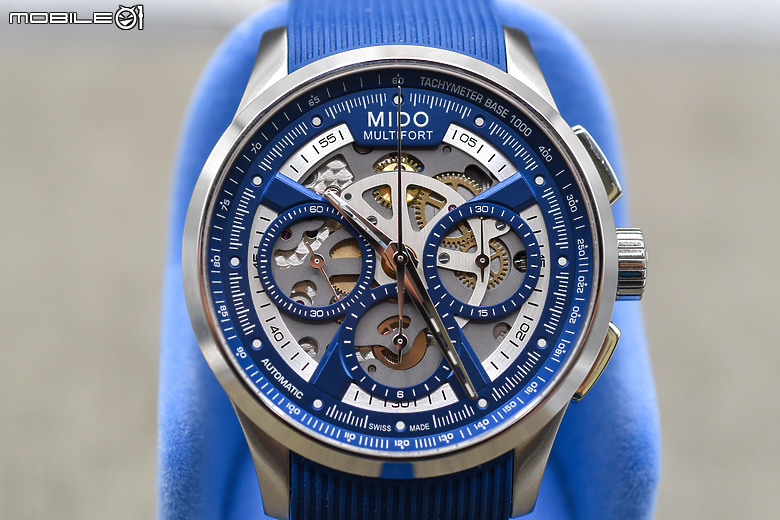 MIDO Multifort 鏤空計時腕錶開箱|機械美感的極致展現!