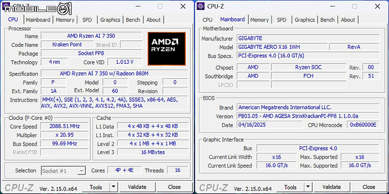 GIGABYTE AERO X16 測試報告|遊戲創作雙棲的輕薄多工 AI 筆電!