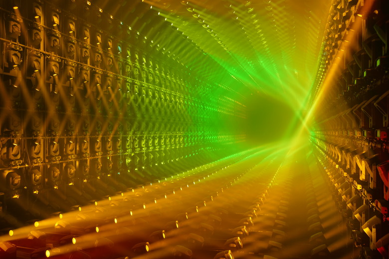 teamLab Borderless Light sculptures