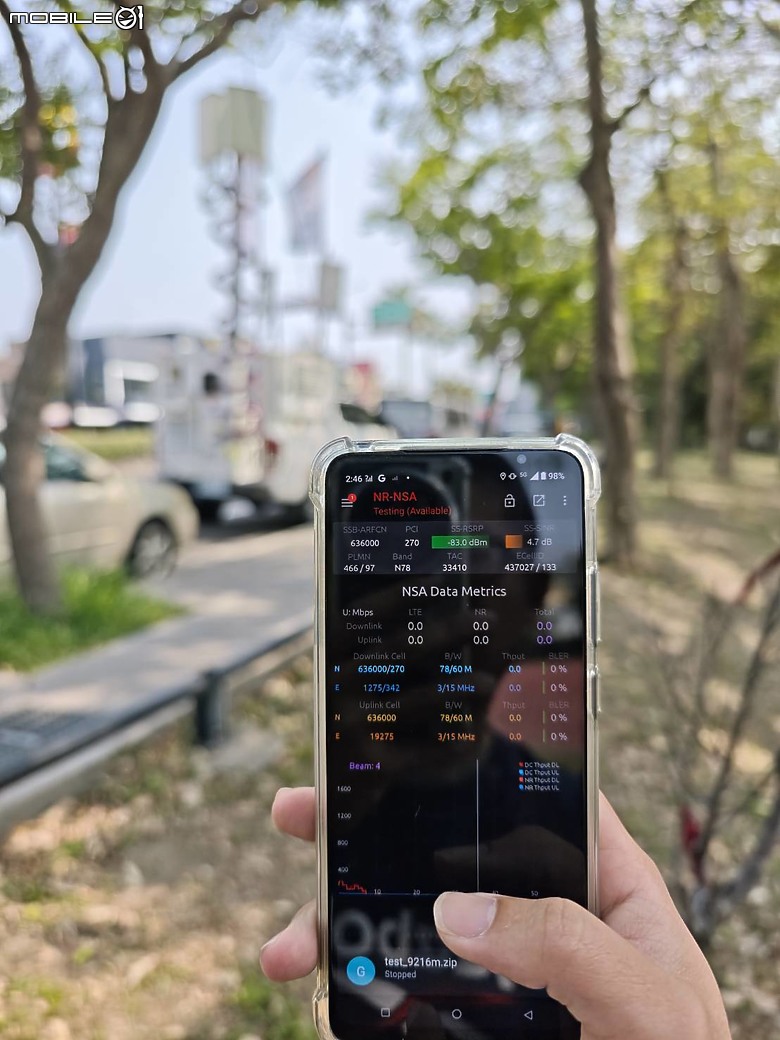 [心得] 大甲媽祖活動臨時架設行動基地台/圖多/有跑測速/台哥速度破1.2Gbps