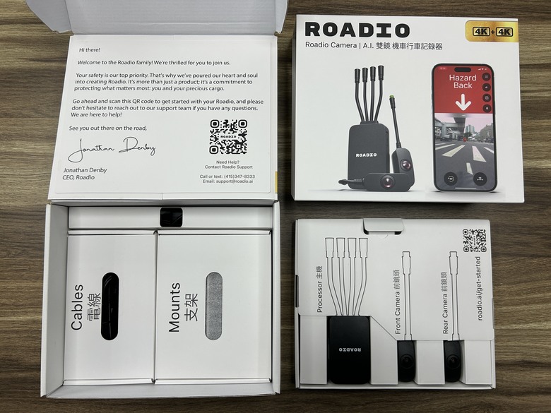 Roadio 真4K 360度 AI碰撞偵測 行車記錄器 開箱+上路心得分享 （我是Roadio員工！）