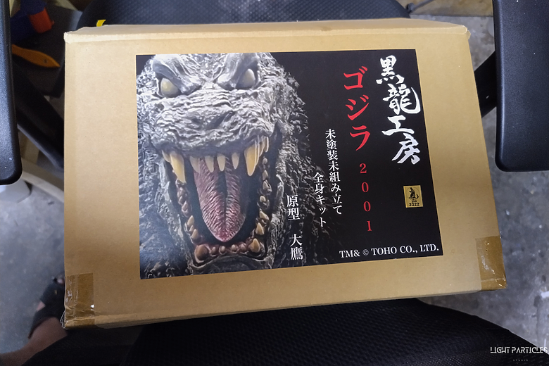 黒龍工房 哥吉拉 2001 (GMK 哥吉拉) 白模 塗裝分享