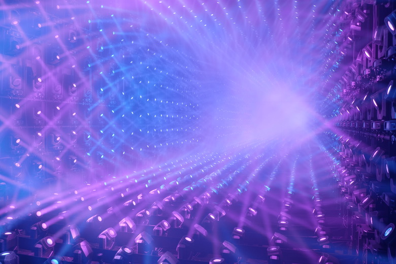 teamLab Borderless Light sculptures