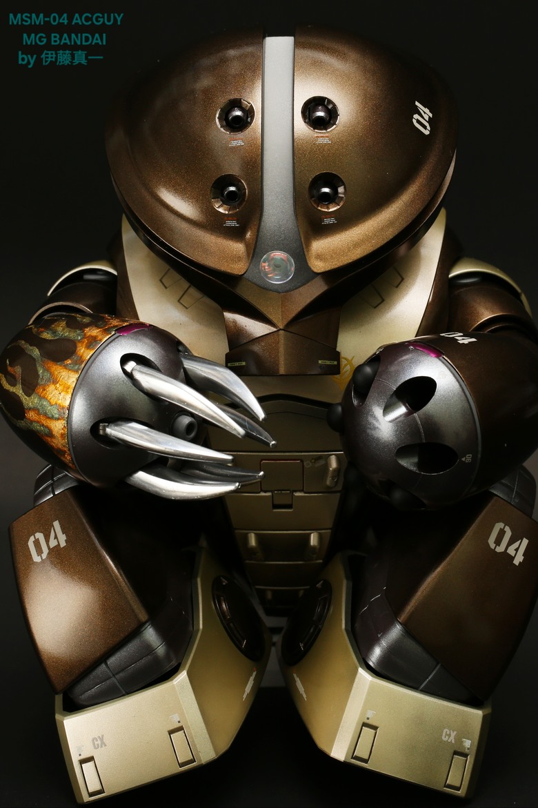 〔模型樣品製作〕BANDAI MG MSM-04 ACGUY 阿凱