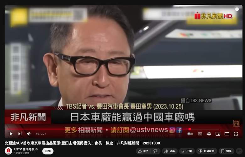 中國汽車早已是世界強權,無法輕視的事實