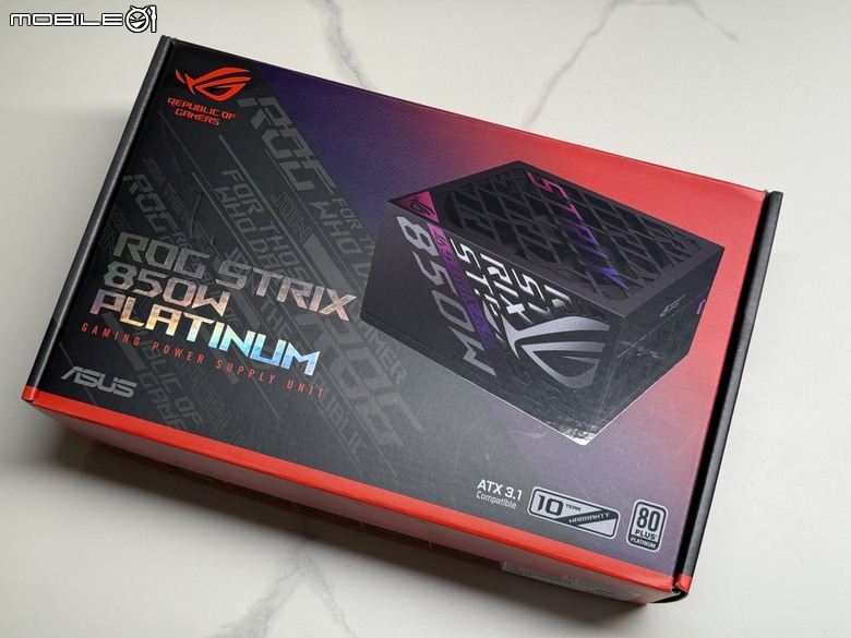 迭代更新！華碩ROG Strix系列ATX3.1電源供應器 ROG STRIX 850W 白金牌