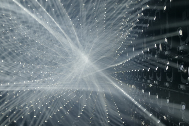 teamLab Borderless Light sculptures