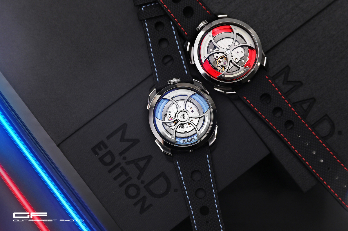 --雙斧合璧-- MB&F M.A.D.1S/ M.A.D.1紅藍同場開箱分享