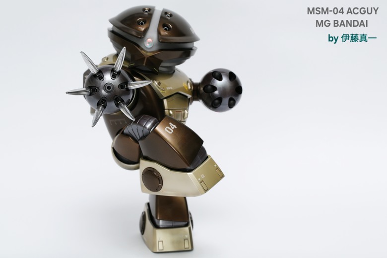 〔模型樣品製作〕BANDAI MG MSM-04 ACGUY 阿凱