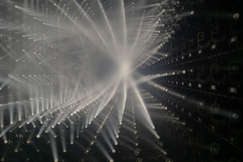 teamLab Borderless Light sculptures