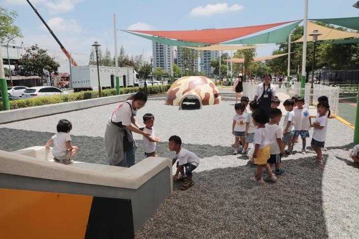 台南精忠公園成親子新熱點!南台灣首座軍事風遊戲場登場!