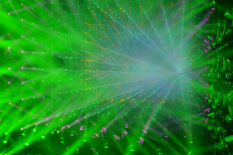 teamLab Borderless Light sculptures