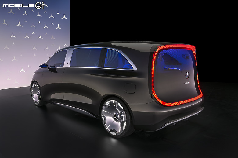 【2025上海車展】Mercedes-Benz推出Vision V豪華MPV概念車,大膽設計融入奢華空間,未來將以VLE、VLS問世!