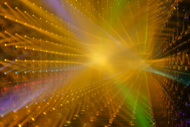 teamLab Borderless Light sculptures
