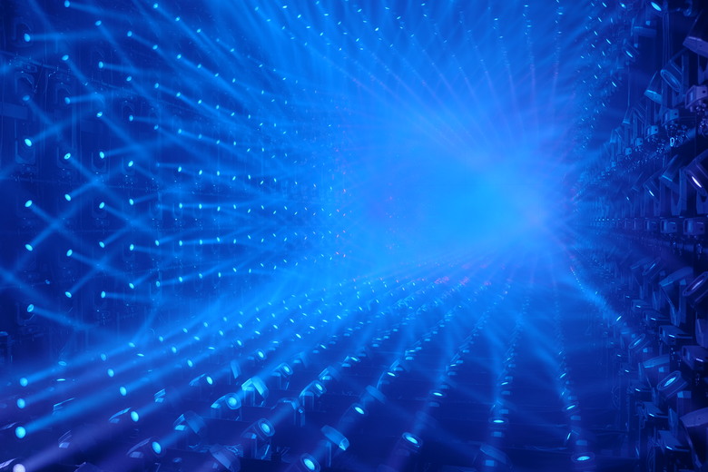 teamLab Borderless Light sculptures