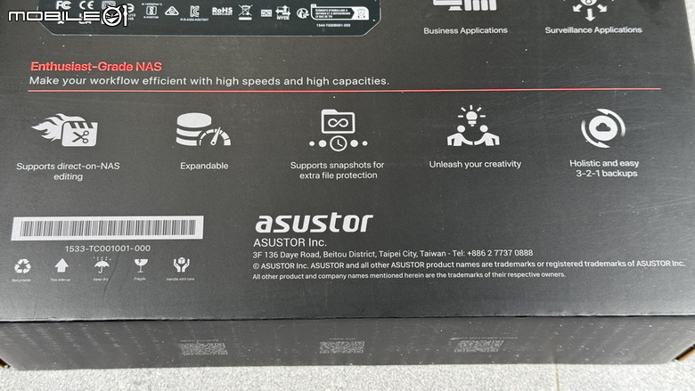 突飛猛進的效能提升。Asustor 華芸 FLASHSTOR 6 GEN2 - FS6806X 6Bay M.2 SSD NAS (全快閃網路儲存伺服器) 開箱測試