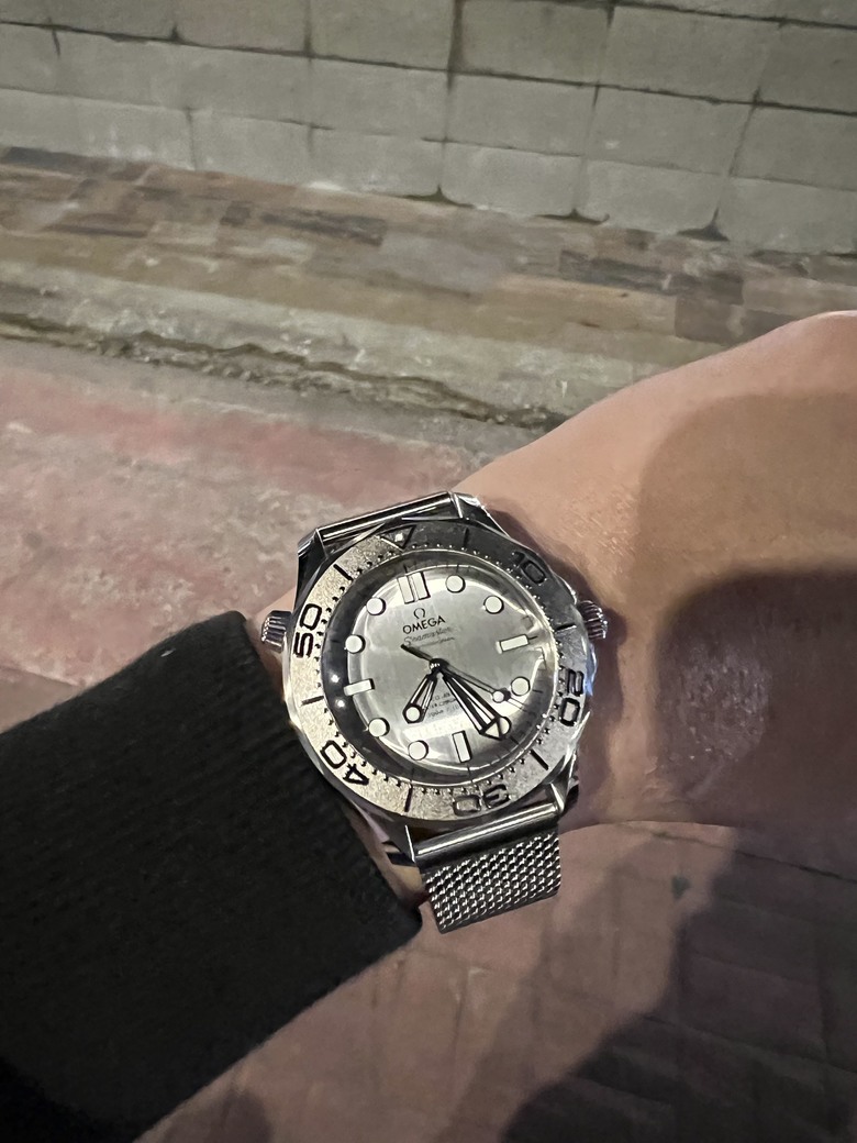 開箱分享 銀灰不鏽鋼面盤Seamaster 300海馬，醜帥的代表