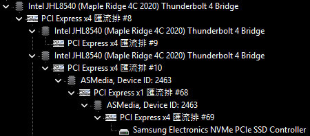 點我看大圖 ORICO透明鋁晶40Gpbs M.2 SSD外接盒開箱