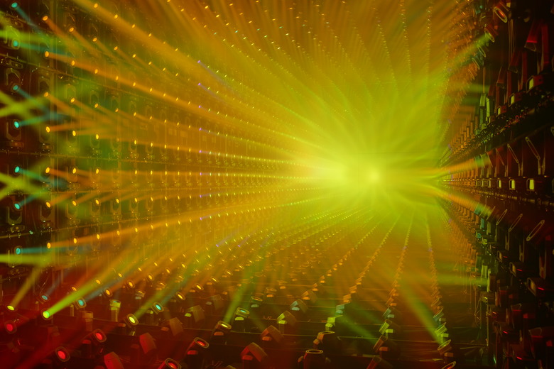 teamLab Borderless Light sculptures