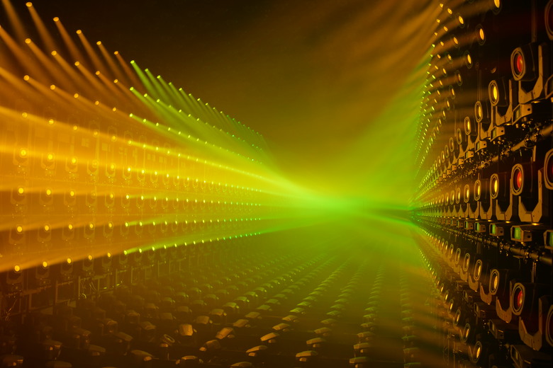 teamLab Borderless Light sculptures