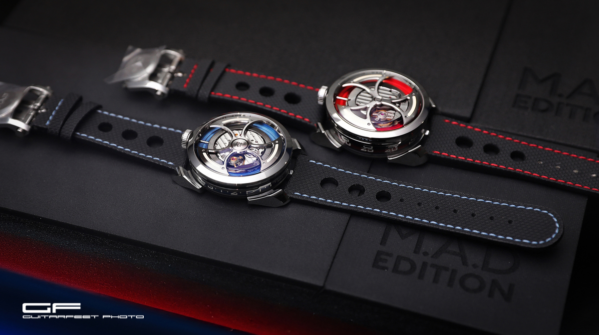 --雙斧合璧-- MB&F M.A.D.1S/ M.A.D.1紅藍同場開箱分享