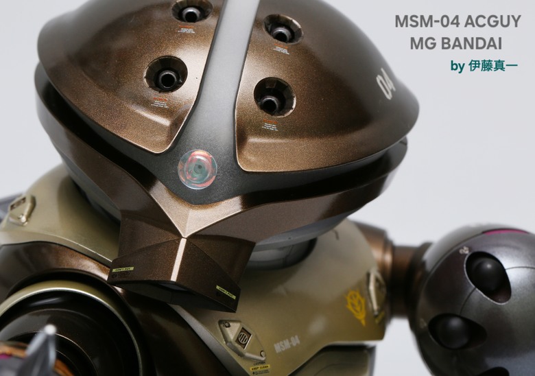〔模型樣品製作〕BANDAI MG MSM-04 ACGUY 阿凱