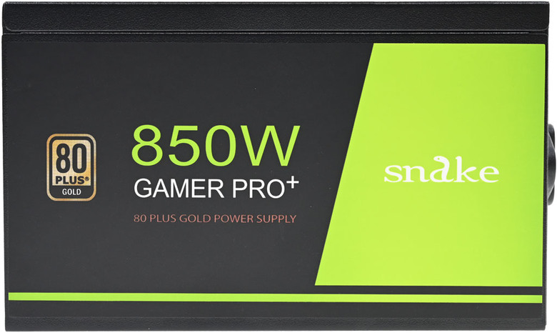 snake蛇吞象GAMER PRO+ 850W金牌全模組化電源開箱