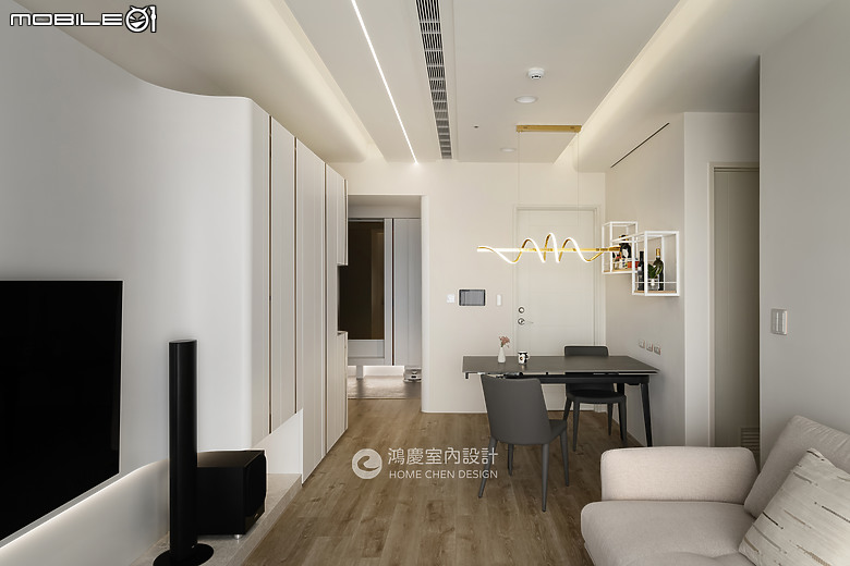 點我看大圖 【幫開箱】輕奢風小宅! 24坪3房2廳2衛的的細節之美!